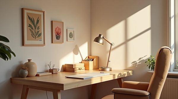 Aménagez votre espace créatif avec des meubles de rangement astucieux