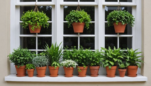 Utiliser des végétaux pour la décoration de fenêtre