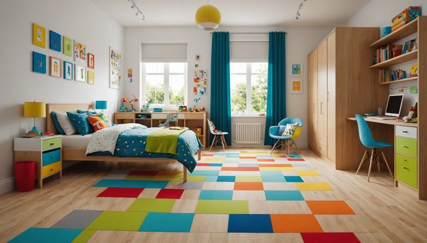 5 idées de revêtements de sol pour une chambre d'enfant